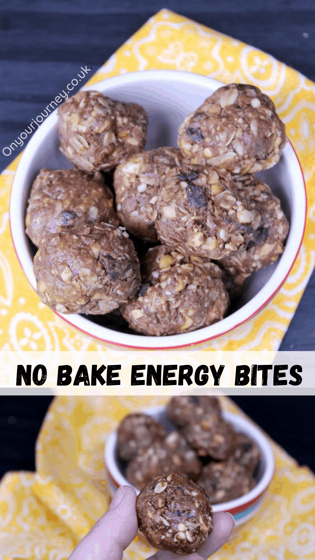 How to make easy no bake energy bites for a healthy snack