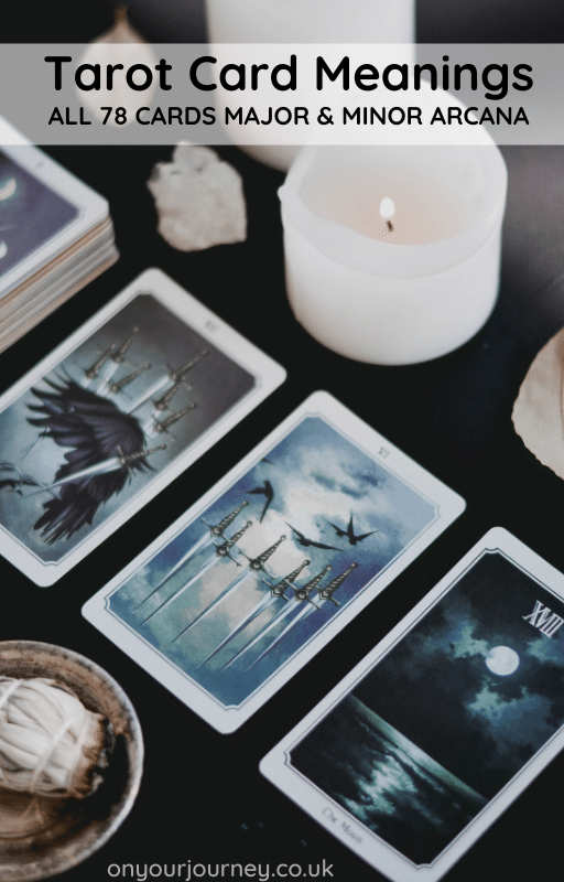 Guide to Tarot Card meanings all 78 cards of the major and minor arcana