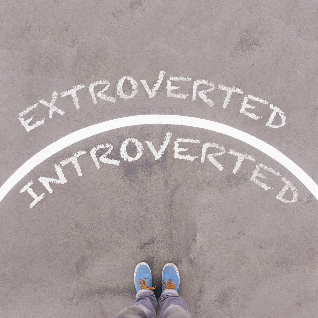 introverted vs extroverted