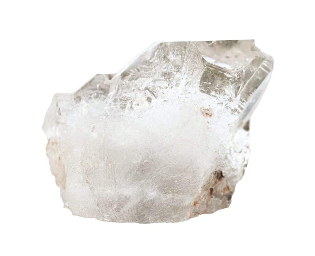clear quartz raw rock crystal