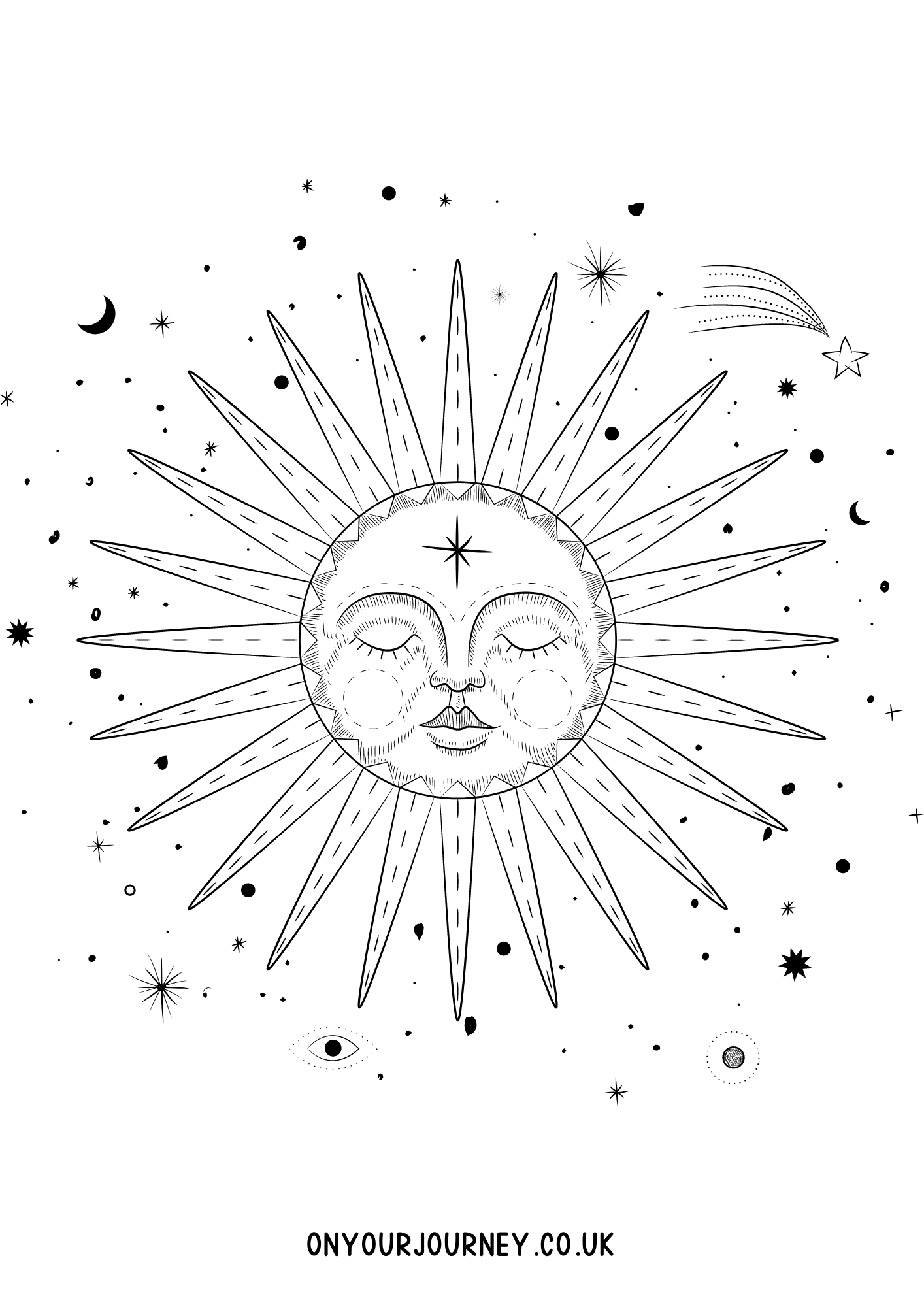 sun self love symbol