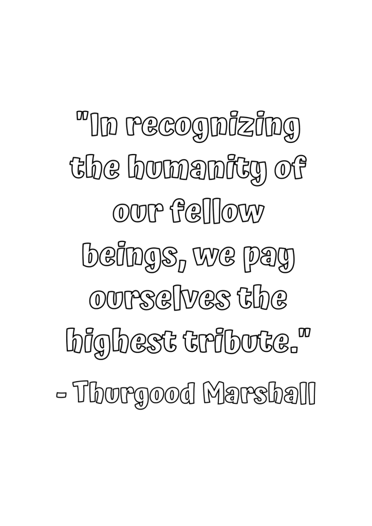 thurgood Marshall black history quote