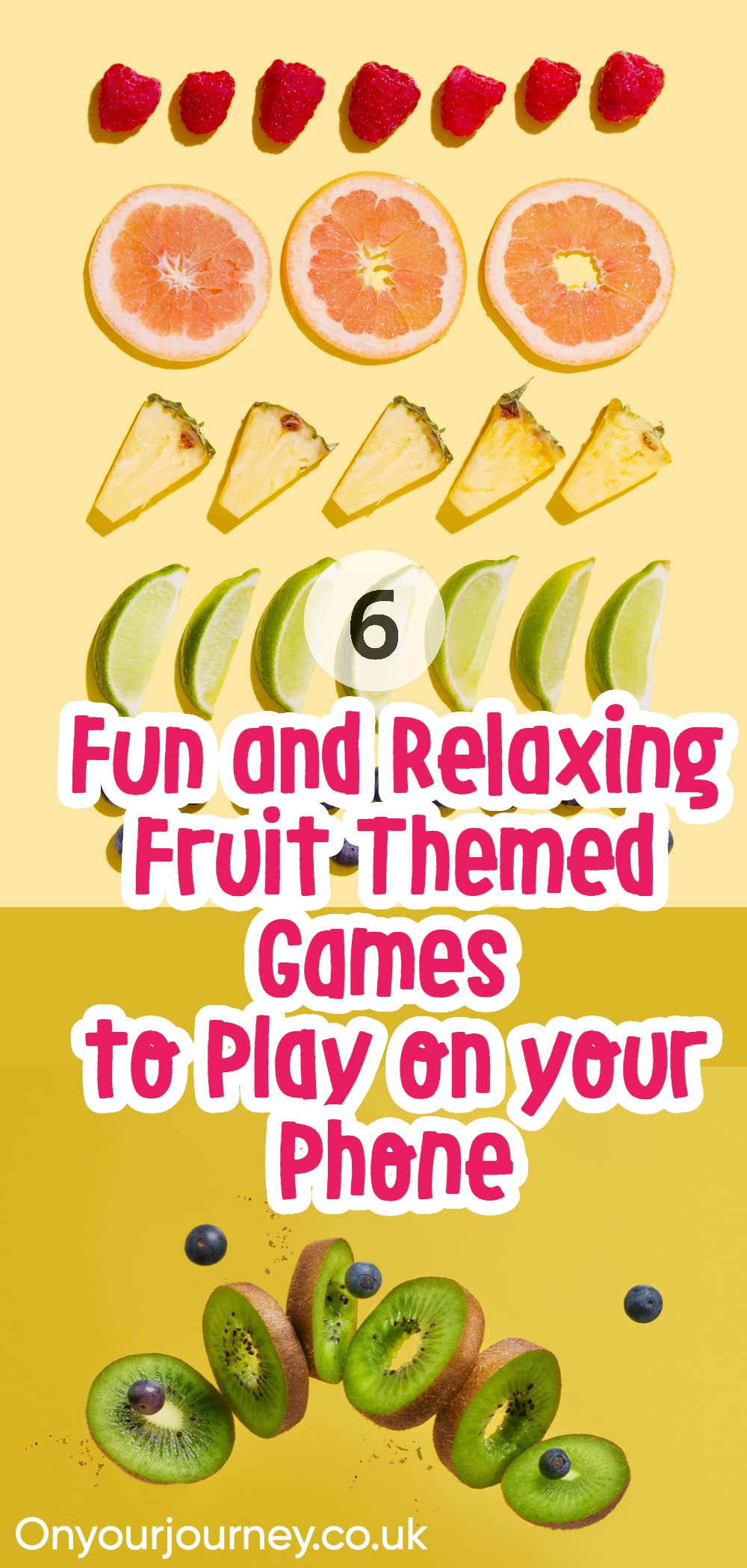 Fun and relaxing fruit themed games to play on your phone