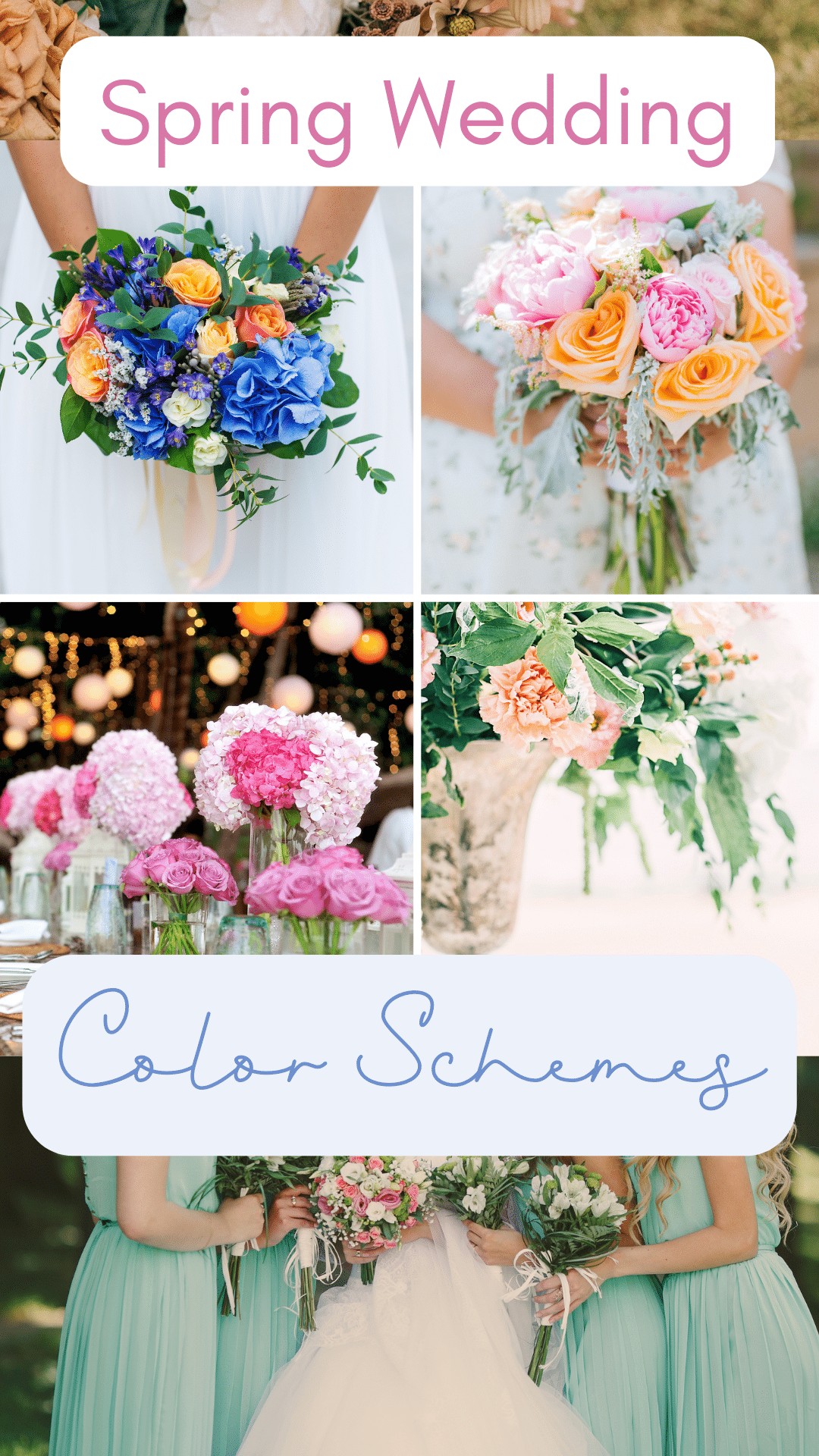 spring wedding color palette ideas
