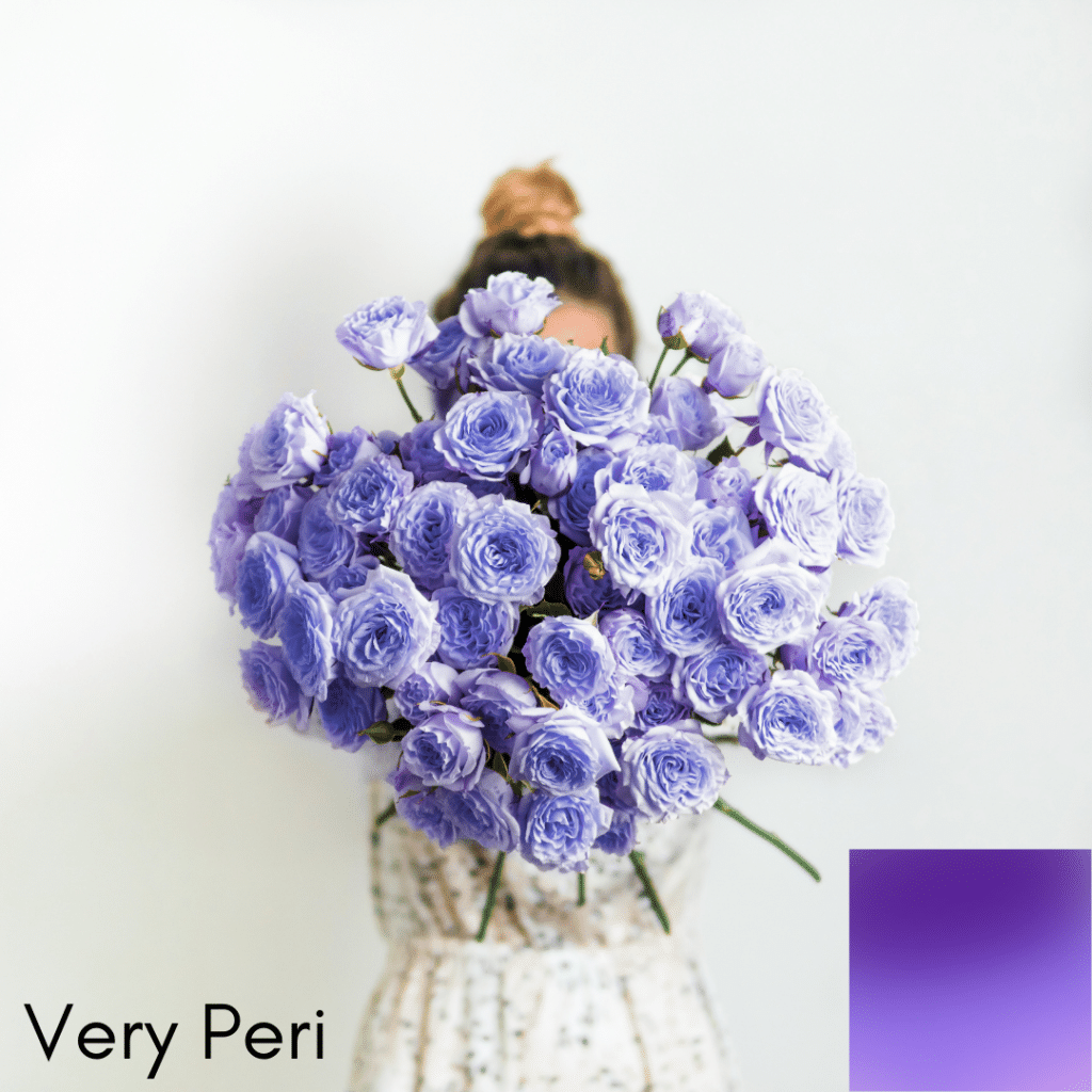 very peri wedding color