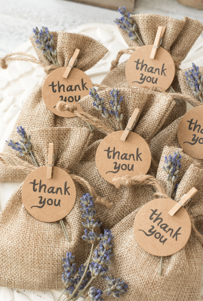 lavender wedding favours