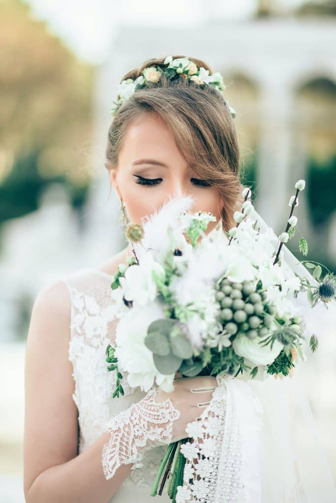 sage green garden spring wedding
