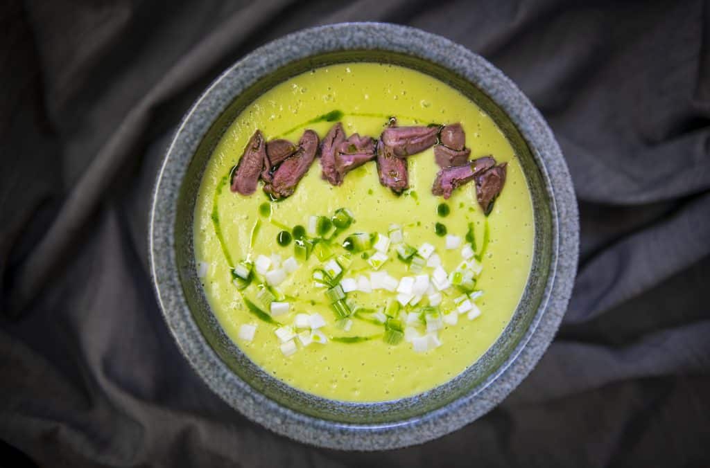 green soup made to reduce food waste