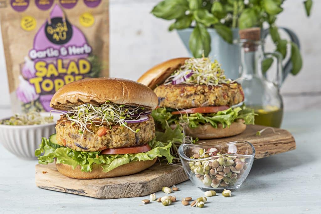 lentil and chickpea veggie burger recipe