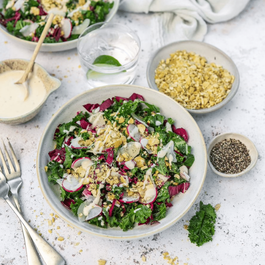kale radish salad