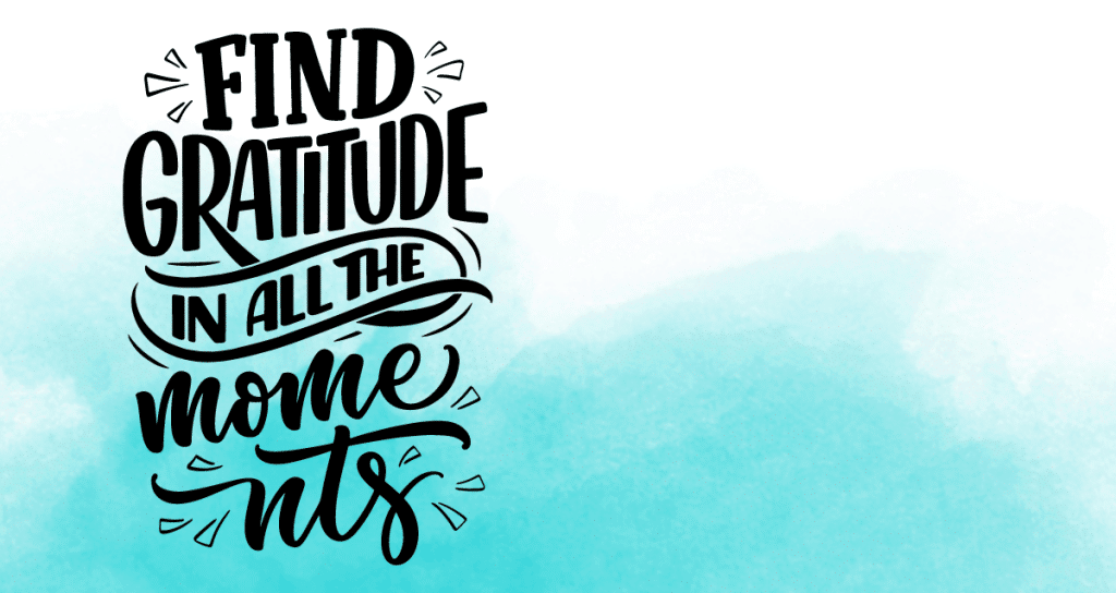 find gratitude in all the moments 