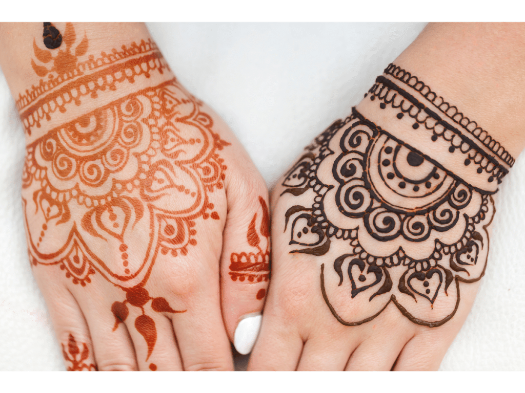 henna hands
