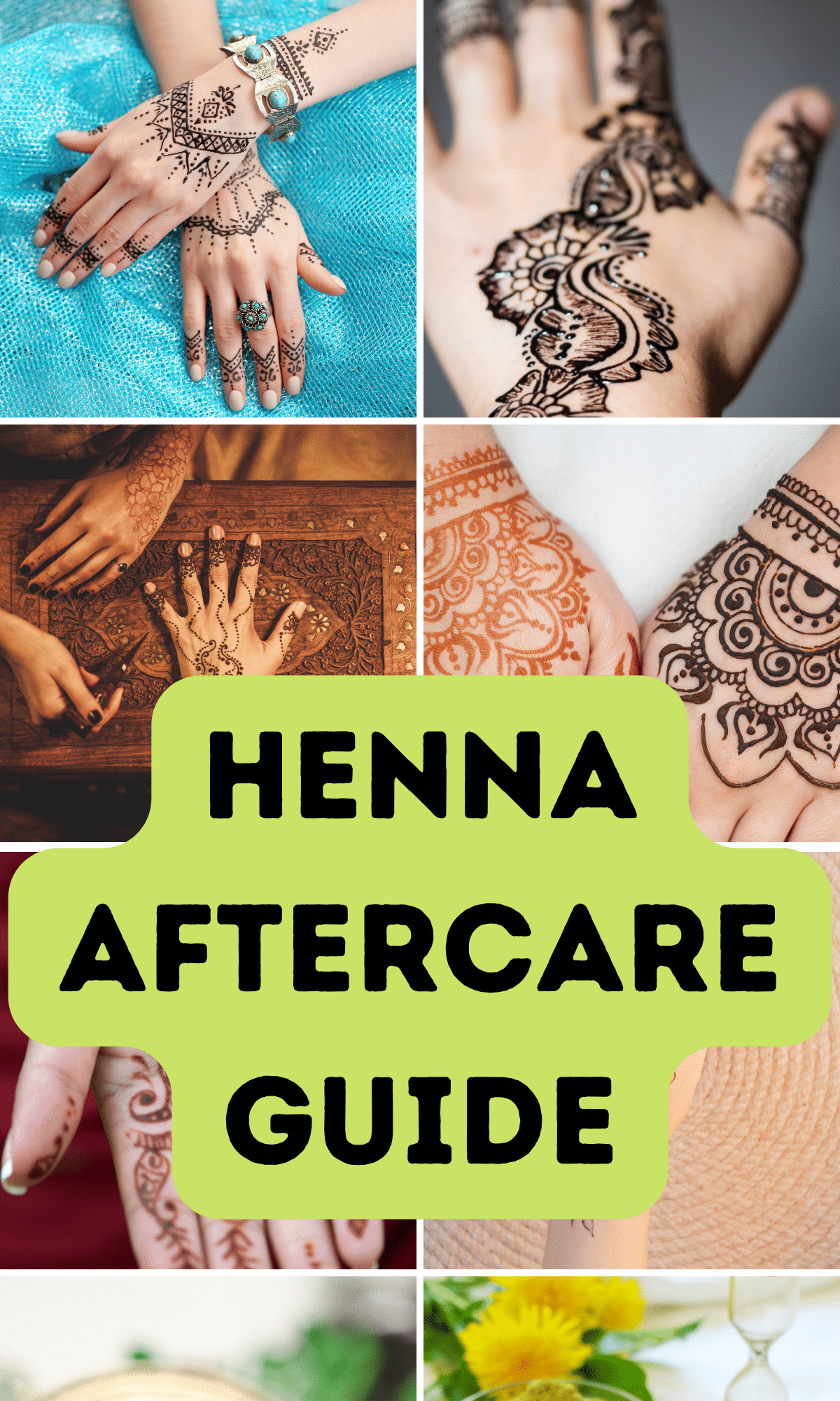 henna tattoo aftercare guide, how to get a darker color for mehndi and how to preserve henna
