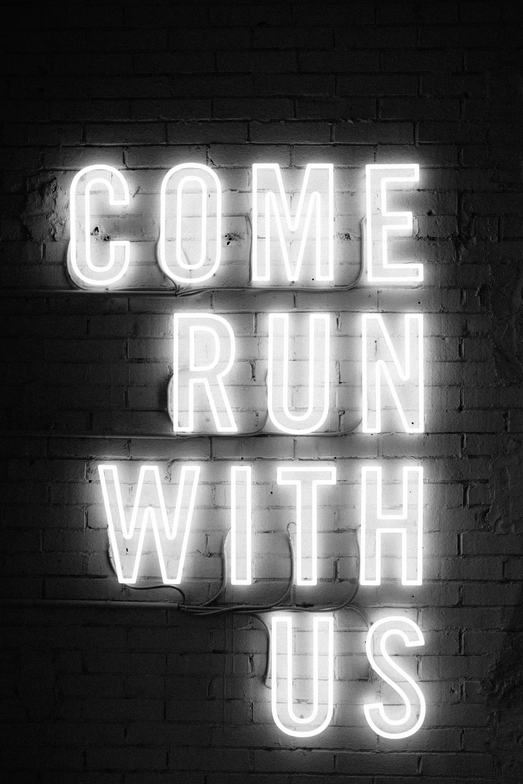 come run with us 