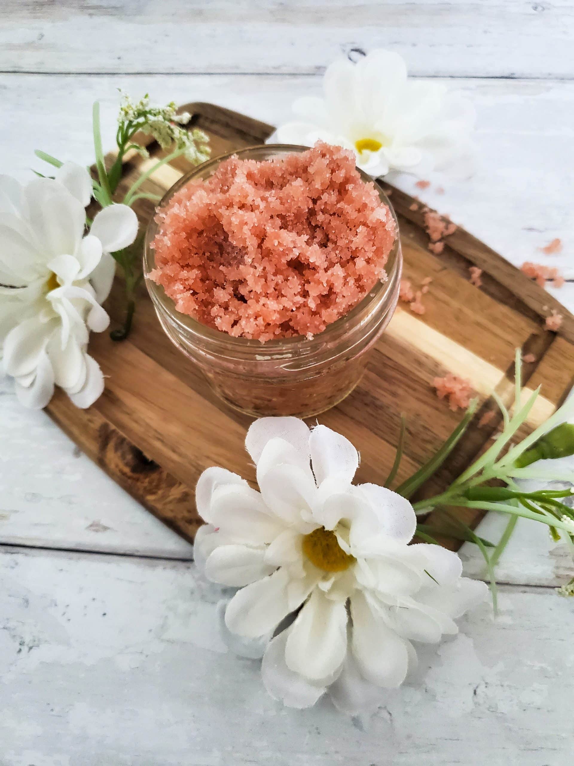 homemade bath scrub recipe diy honey almond sugar scrub