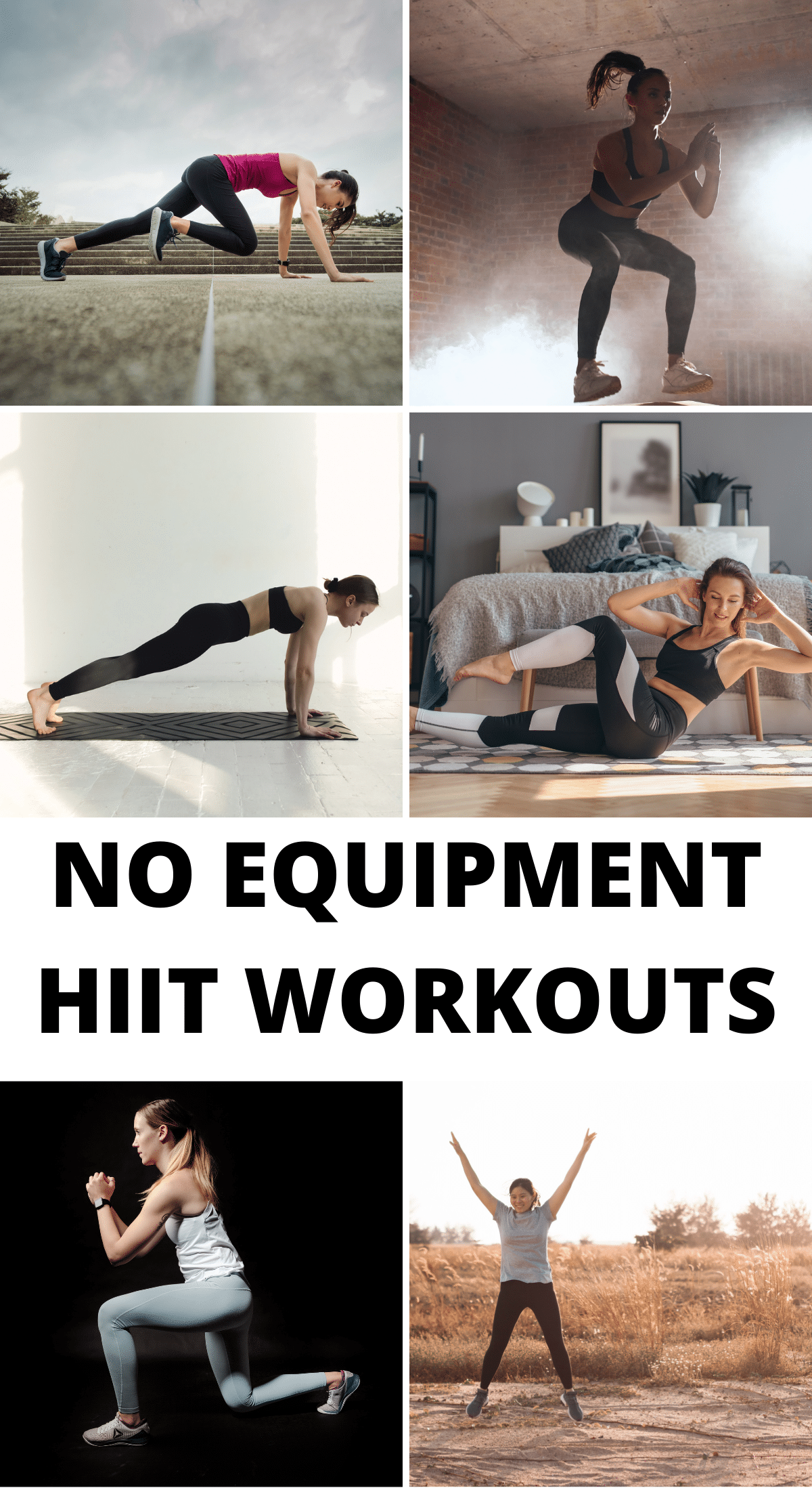 easy moves for your no equipment HIIT workout