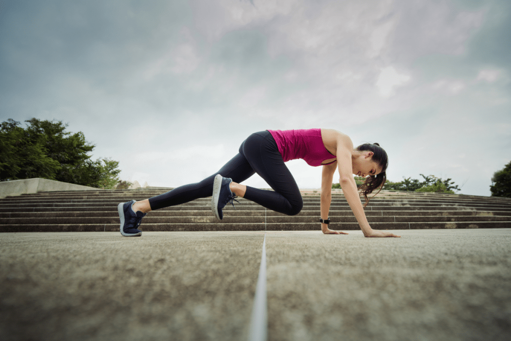 mountain climbers hiit workout