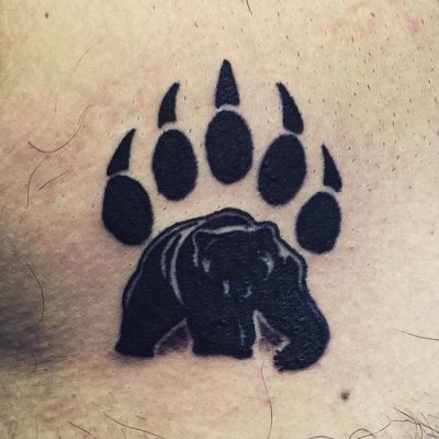 black bear tattoo 