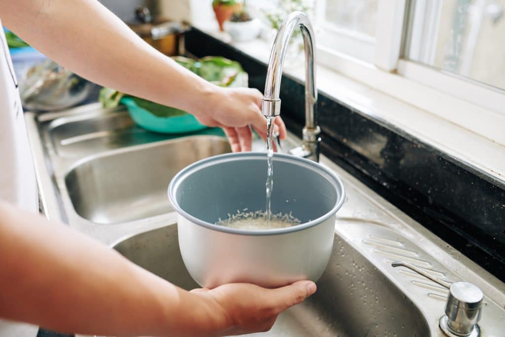 boiled rice water 