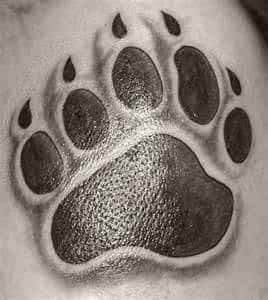 polar bear claw tattoo 