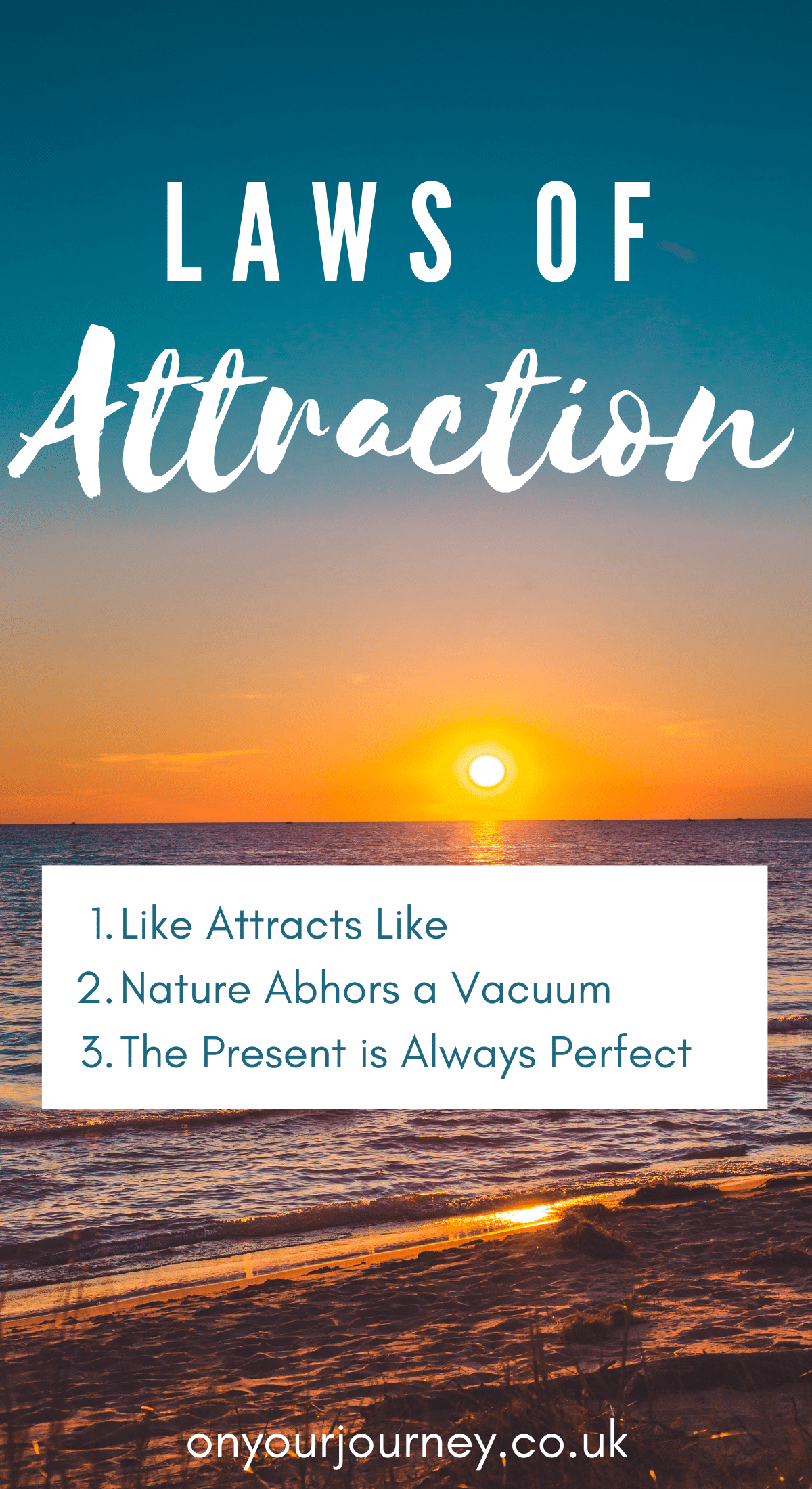 law of attraction three principals