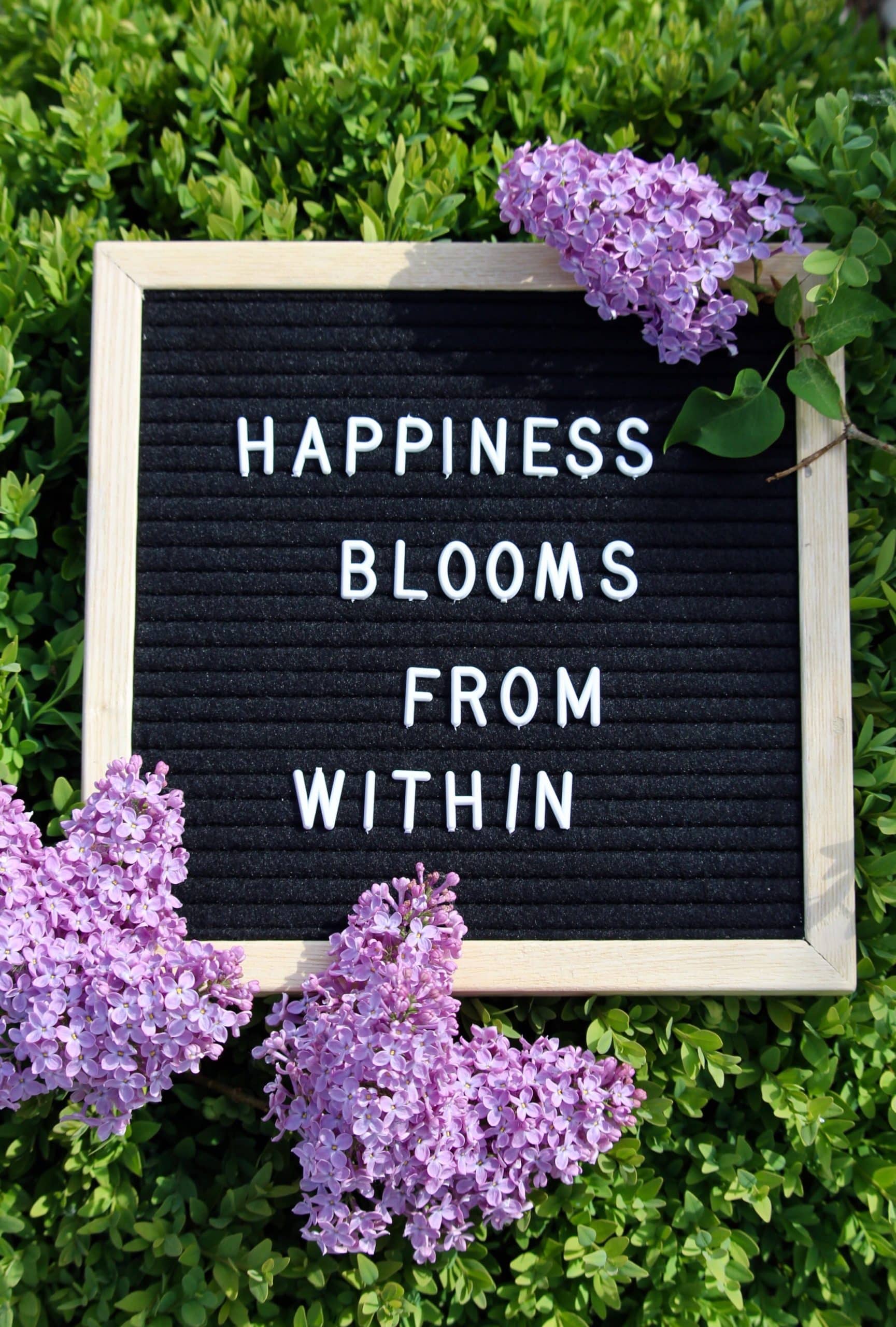 flowers happiness blooms from within 