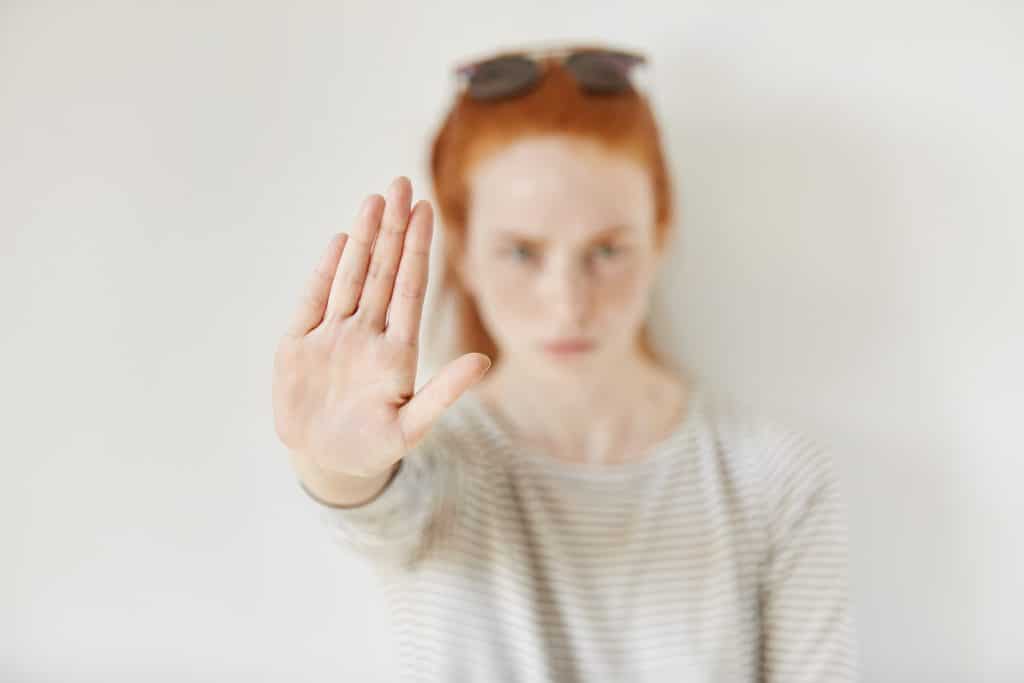 say no and set boundaries
