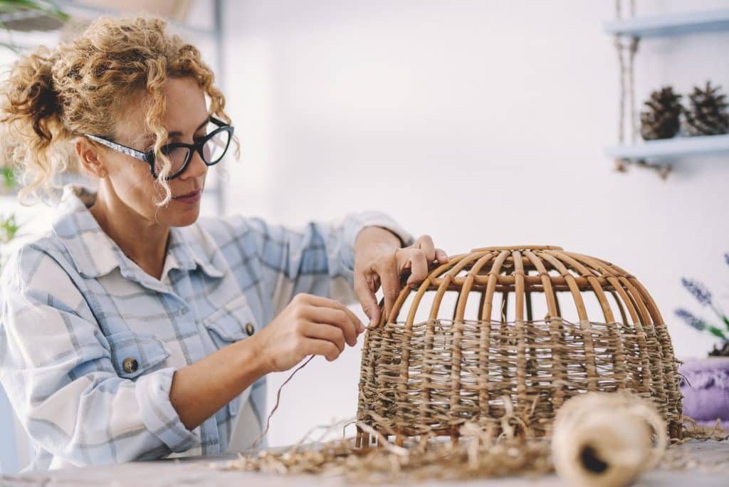creative basket weaving 
