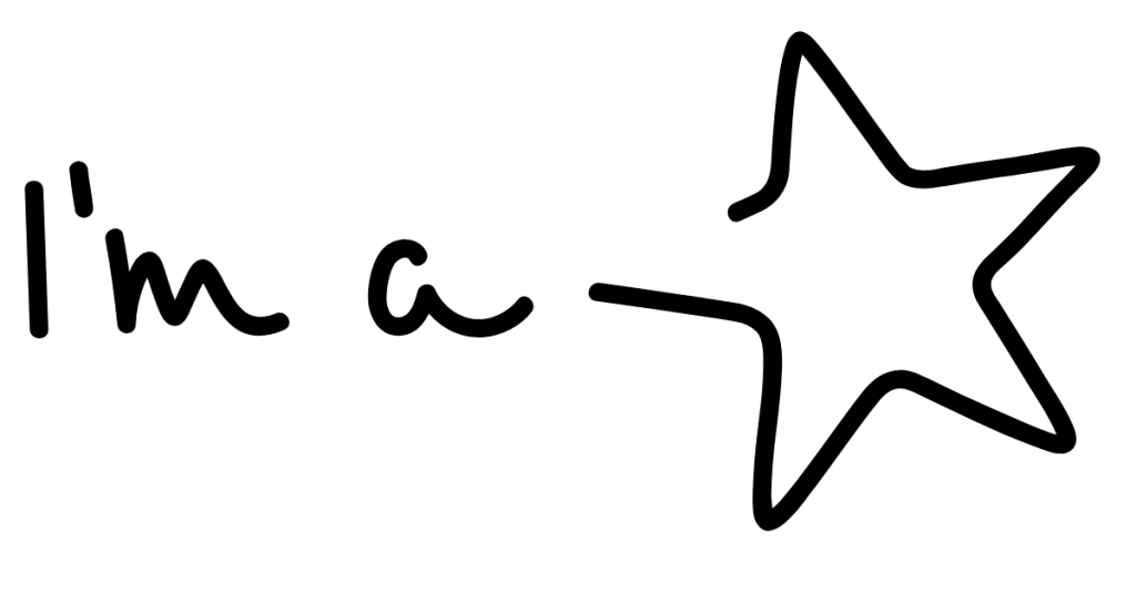im a star tattoo design