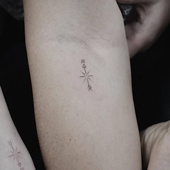 North Star tattoo meaning Polaris
