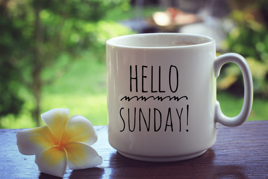 hello Sunday self care ideas 