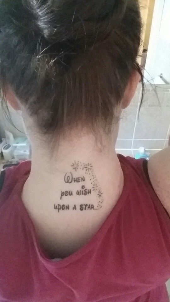 disney when you wish upon a star tattoo