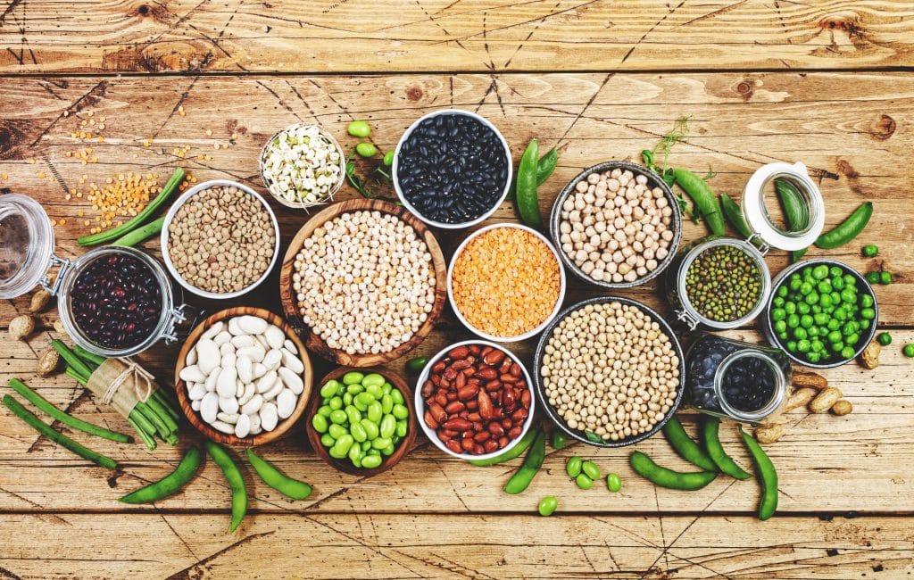vegan grains and beans