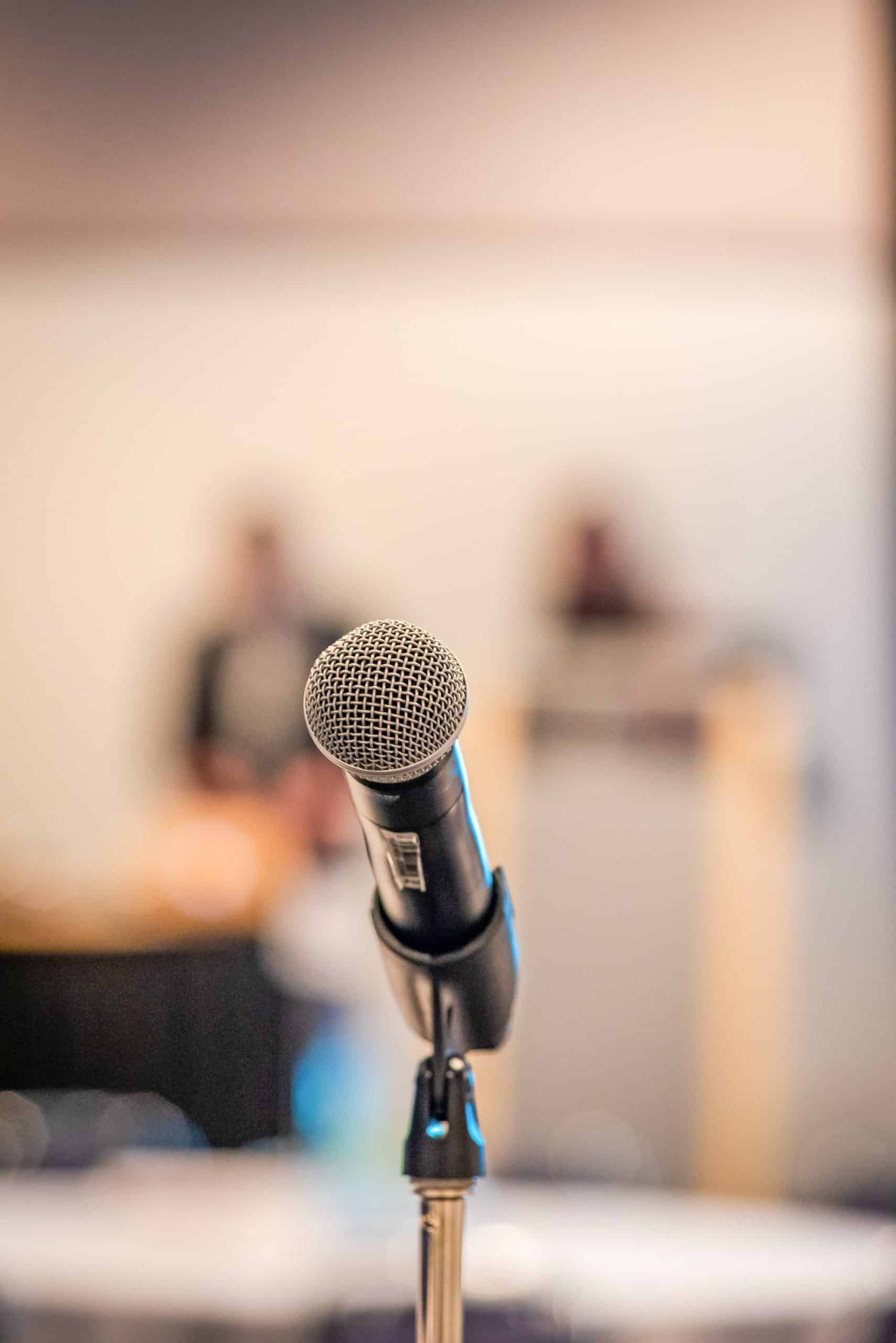 microphone public speaking