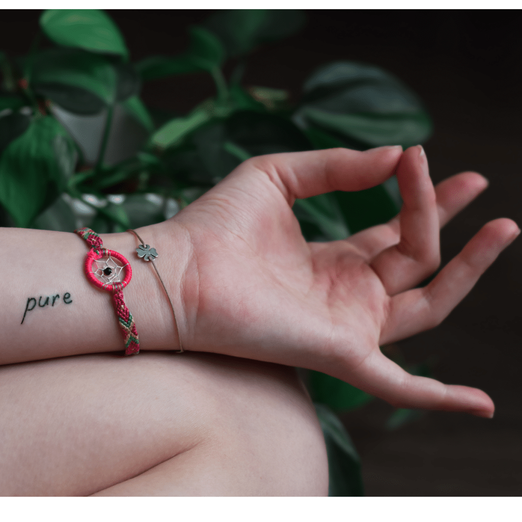 pure wrist tattoo