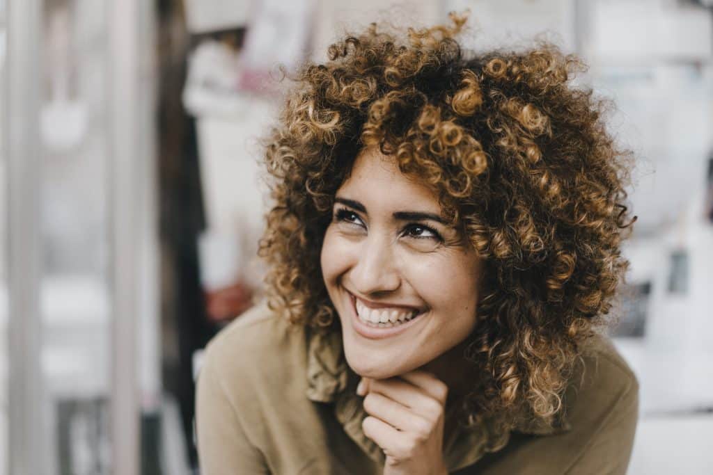 smiling woman