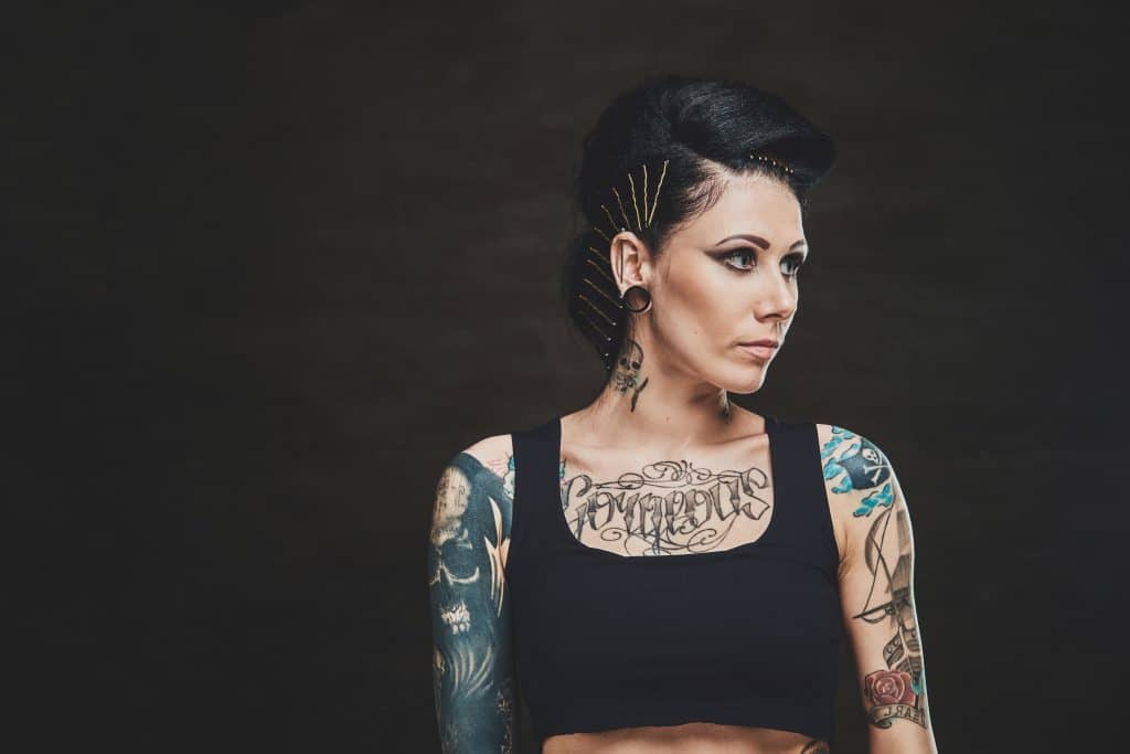 gorgeous word tattoo