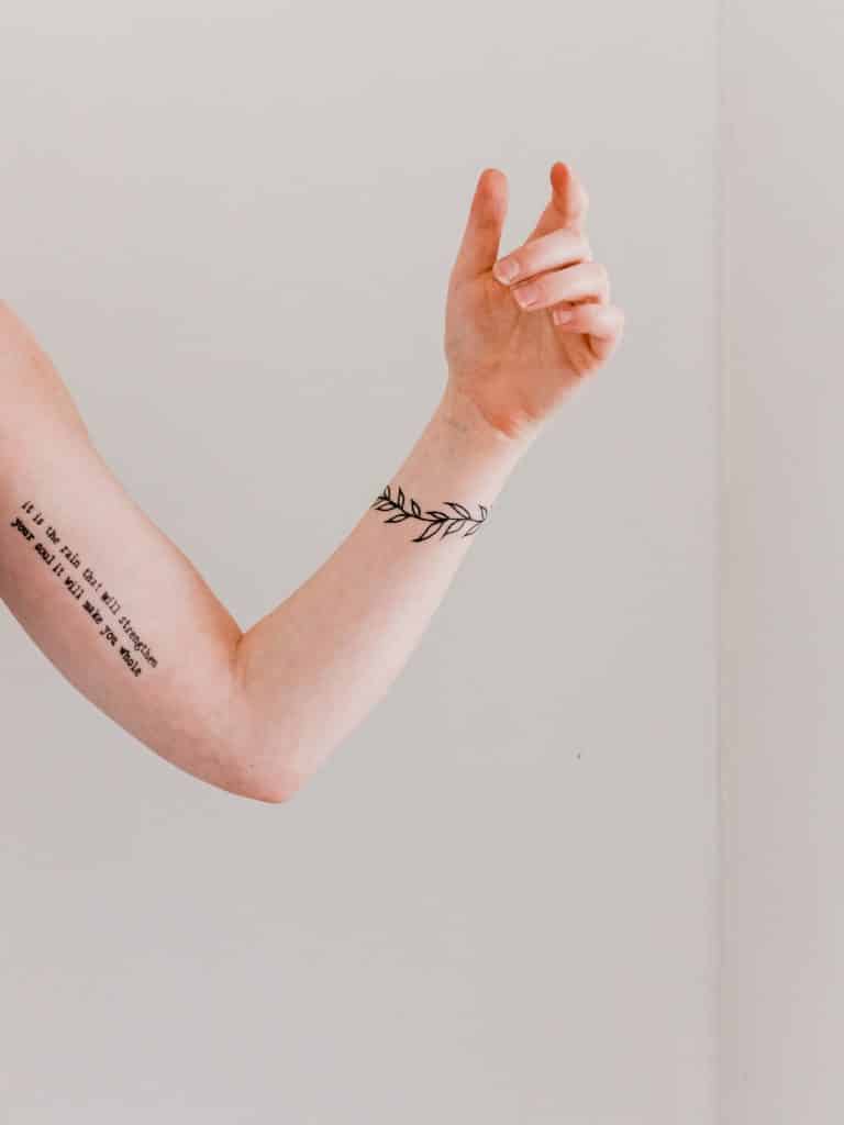 it is the rain that will strengthen your soul it will make you whole quote tattoo