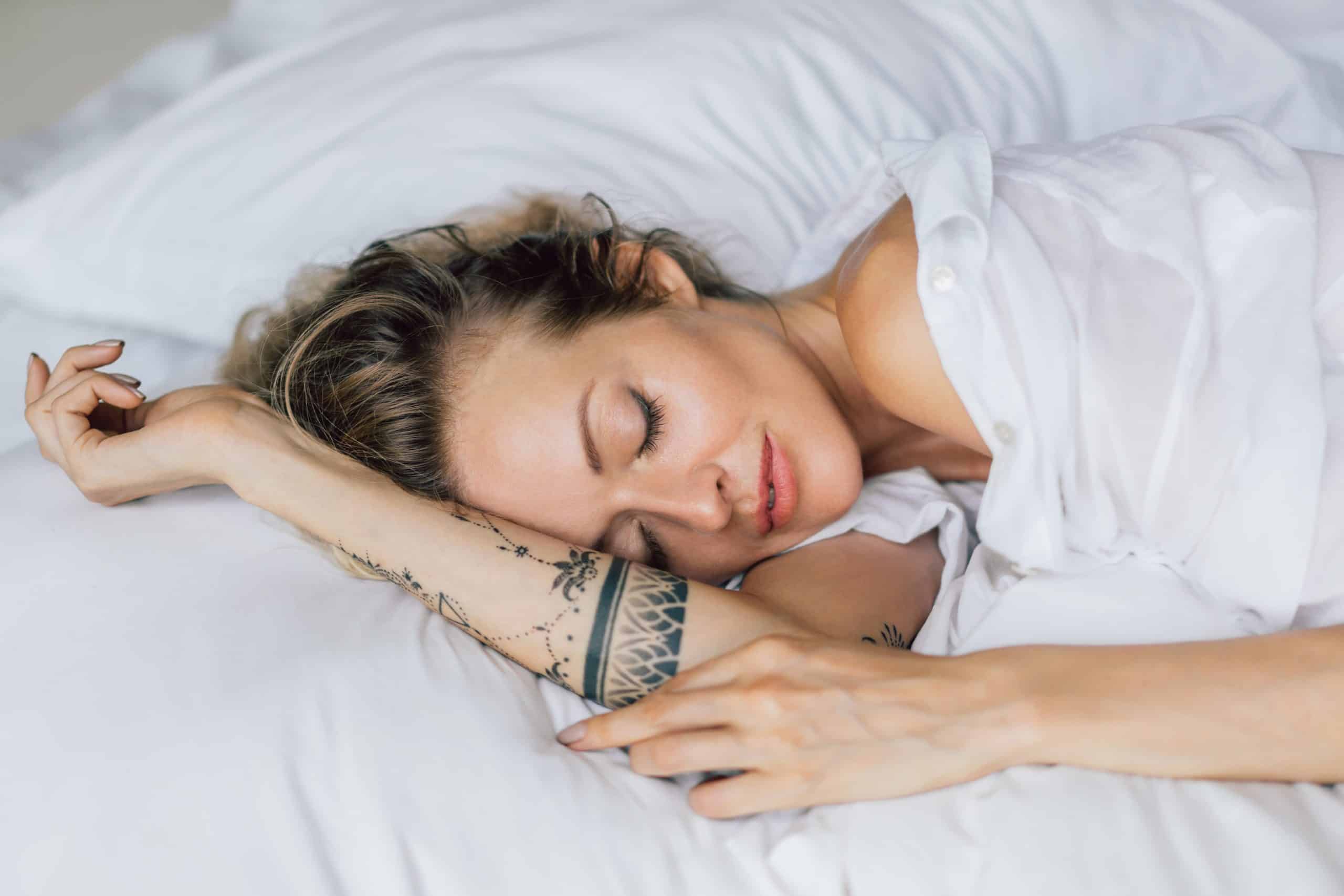sleeping with a tattoo 