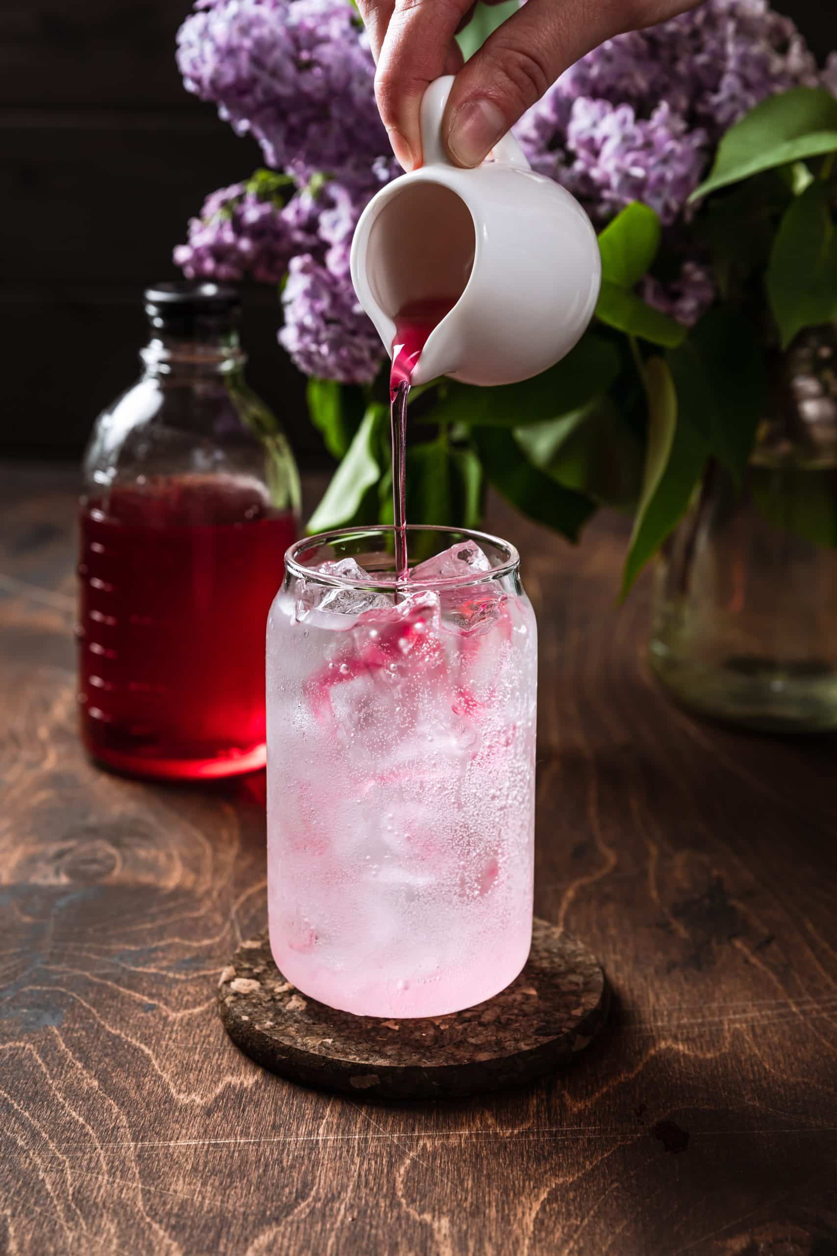 making mocktails