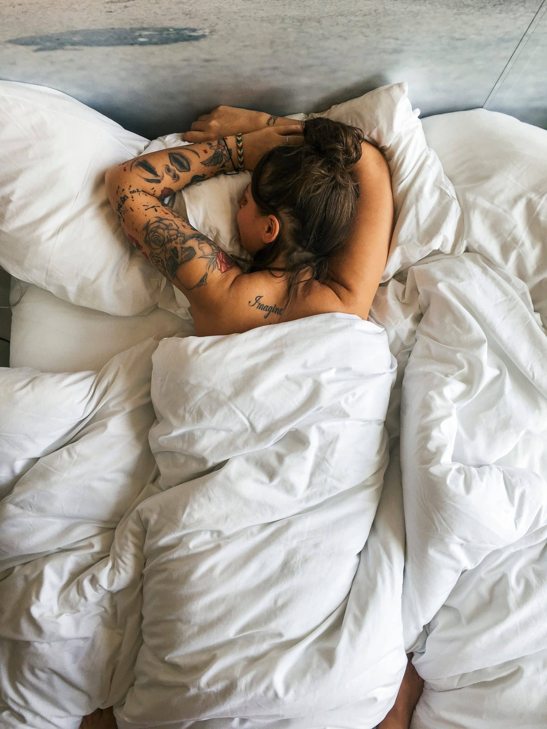 sleeping with a new tattoo 
