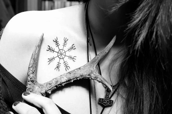 helm of awe tattoo aegishjalmur