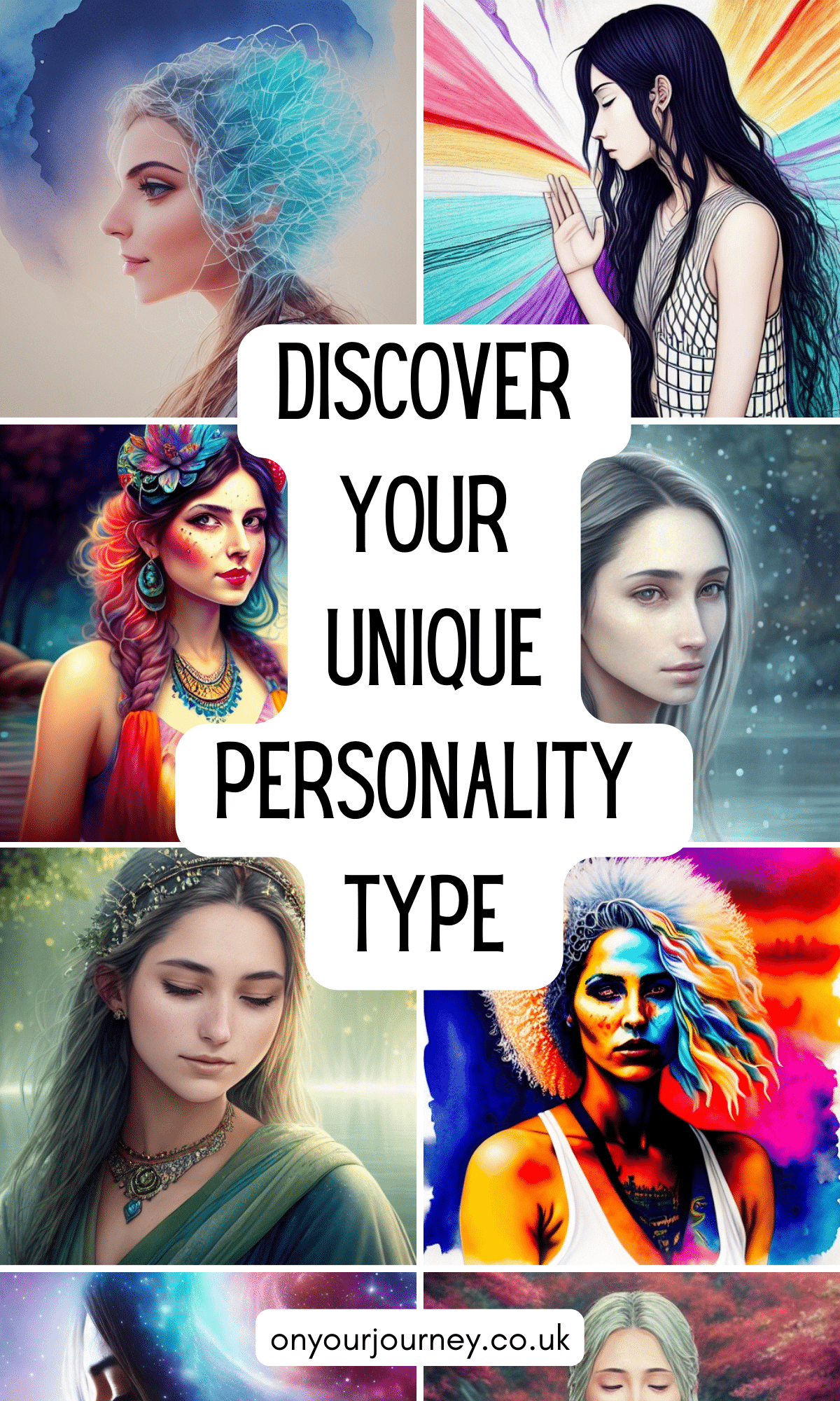 7 unique personality types with ai generated images 