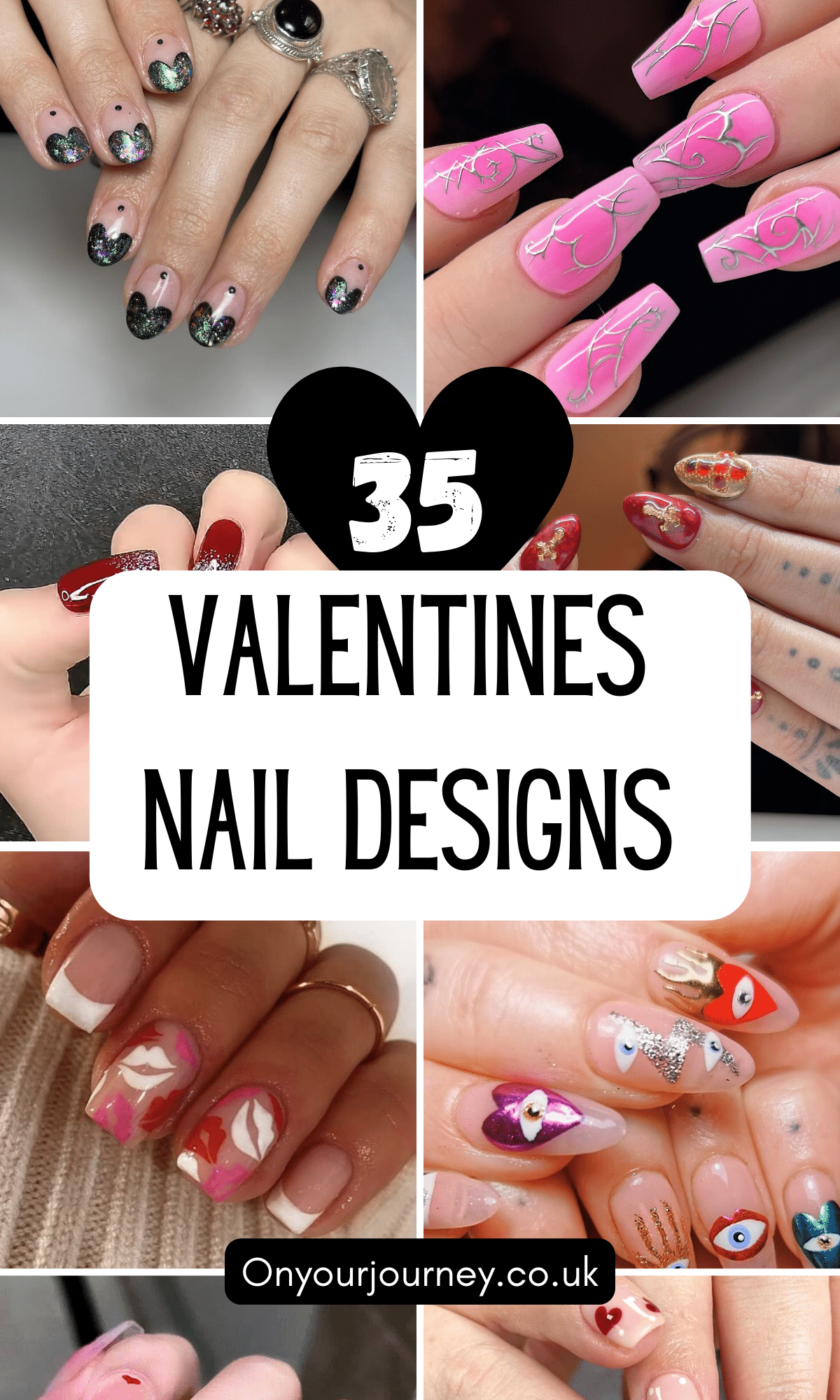 valentines nails designs and nail color ideas
