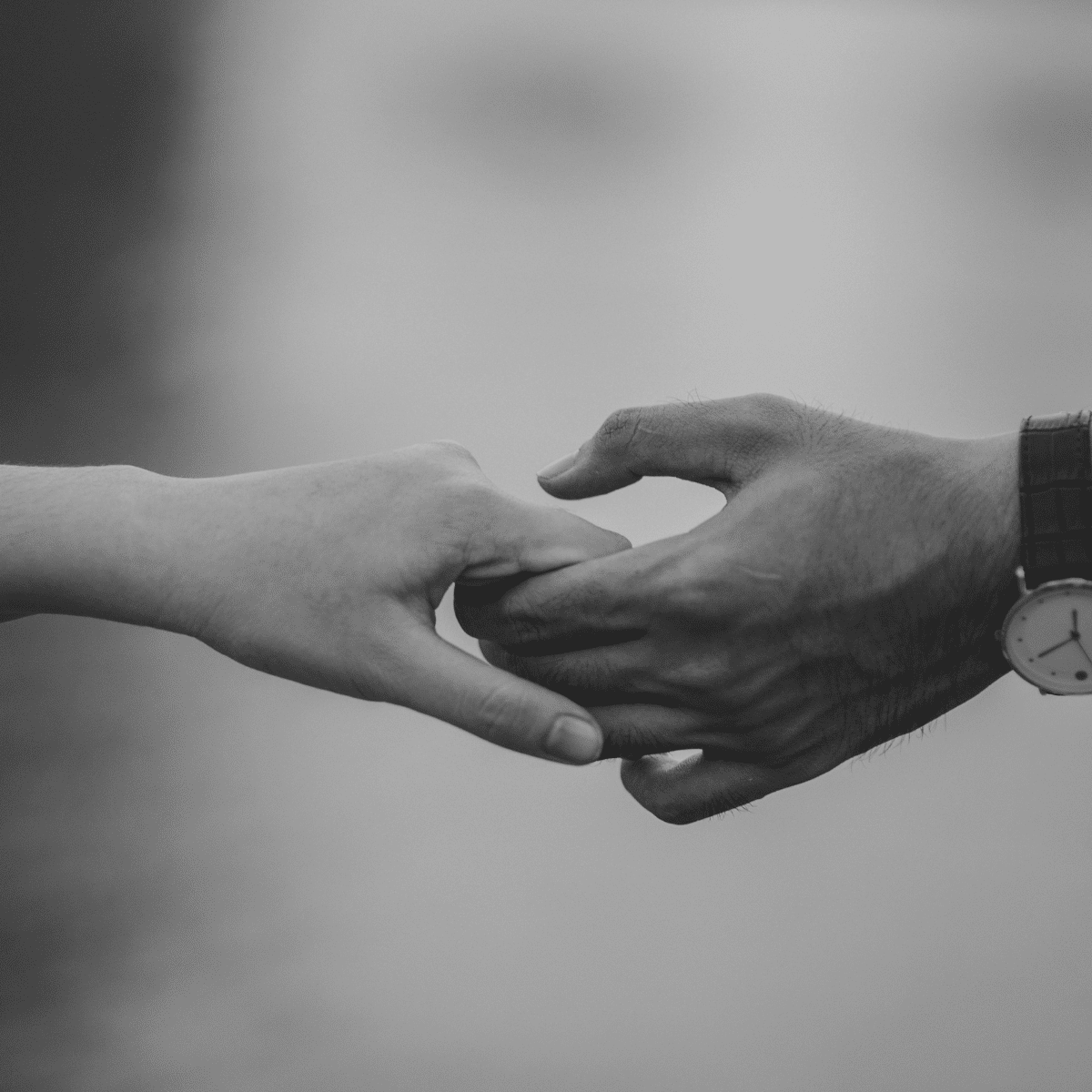 holding hands