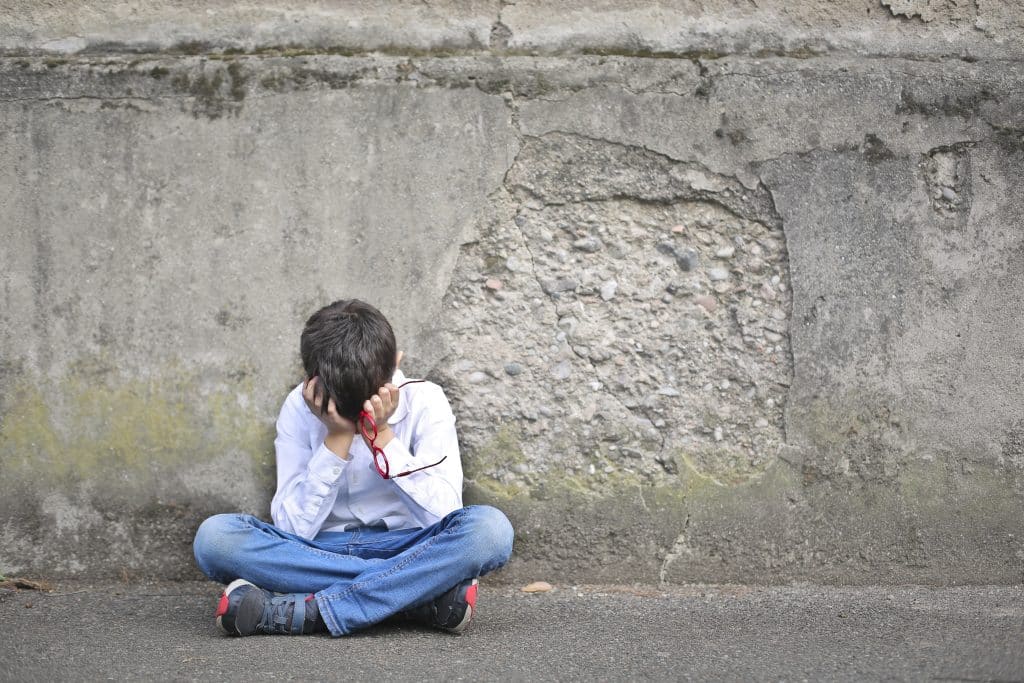 abandoned child