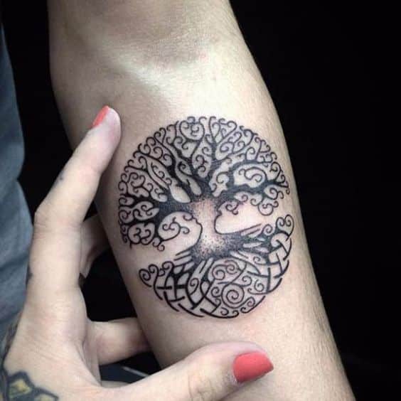 Yggdrasil tattoo viking tree of life tattoo