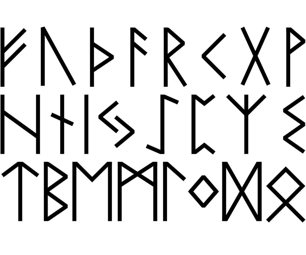 all 24 viking runes of the elder futhark
