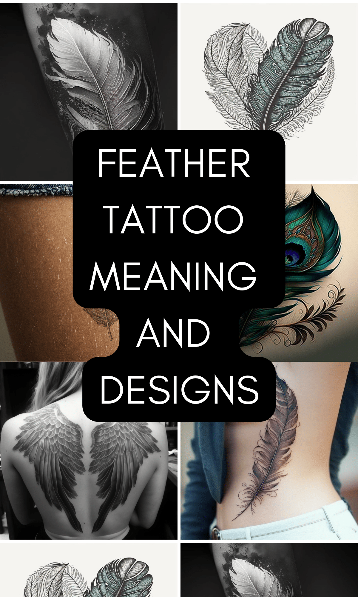 symbolism of a feather tattoo designs and meanings 