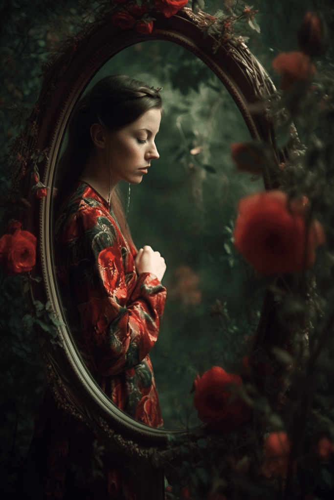 mirror woman